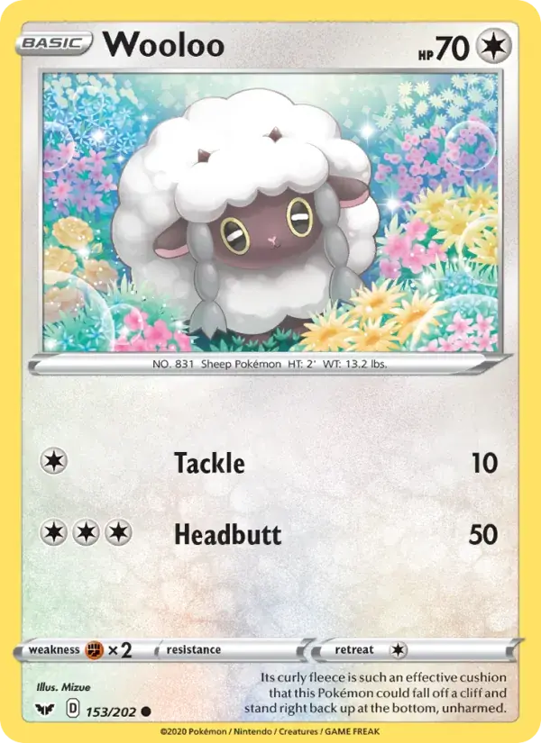 Wooloo - 153/216 - Sword & Shield