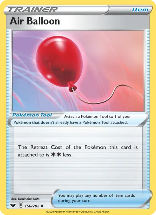 Air Balloon - 156/216 - Sword & Shield