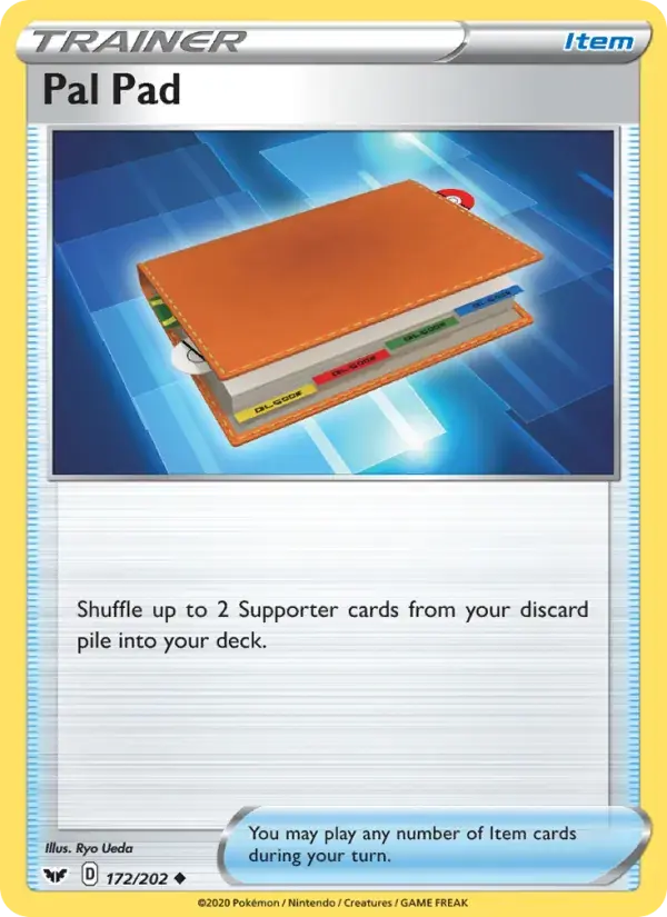 Pal Pad - 172/216 - Sword & Shield