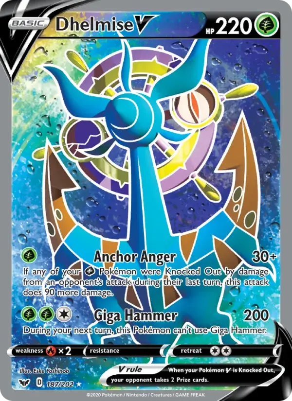 Dhelmise V - 187/216 - Sword & Shield