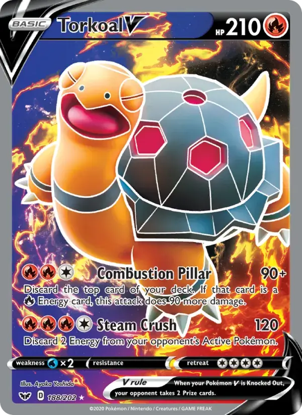Torkoal V - 188/216 - Sword & Shield