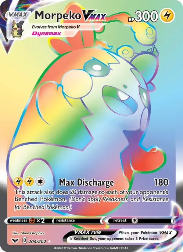 Morpeko VMAX - 204/216 - Sword & Shield