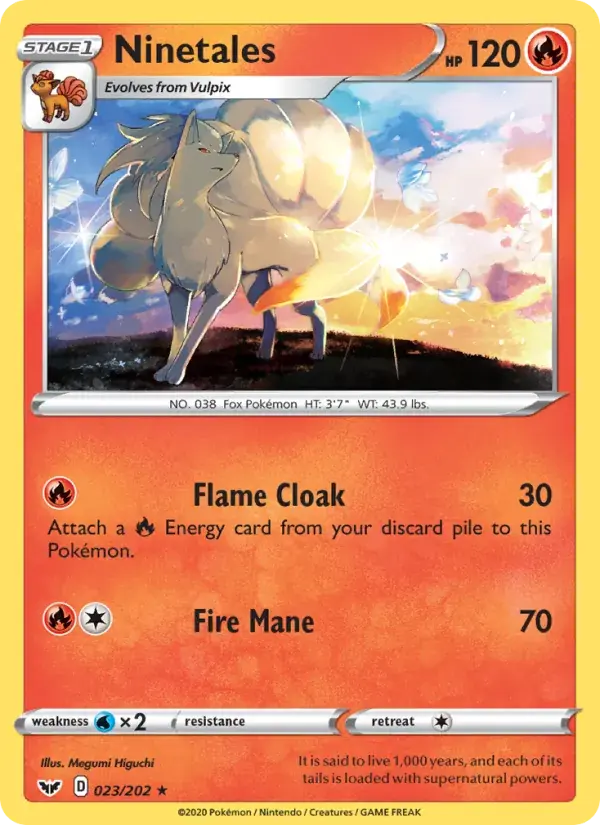 Ninetales - 23/216 - Sword & Shield