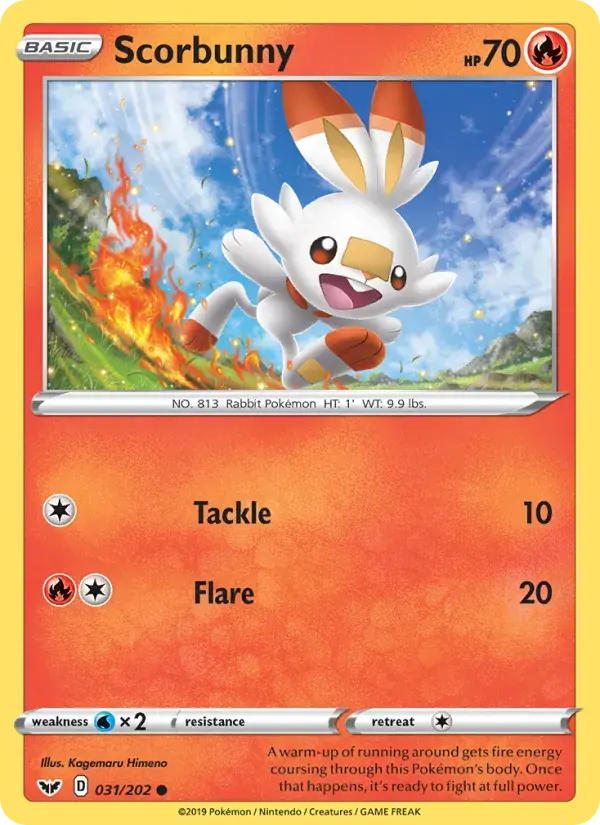 Scorbunny - 31/216 - Sword & Shield