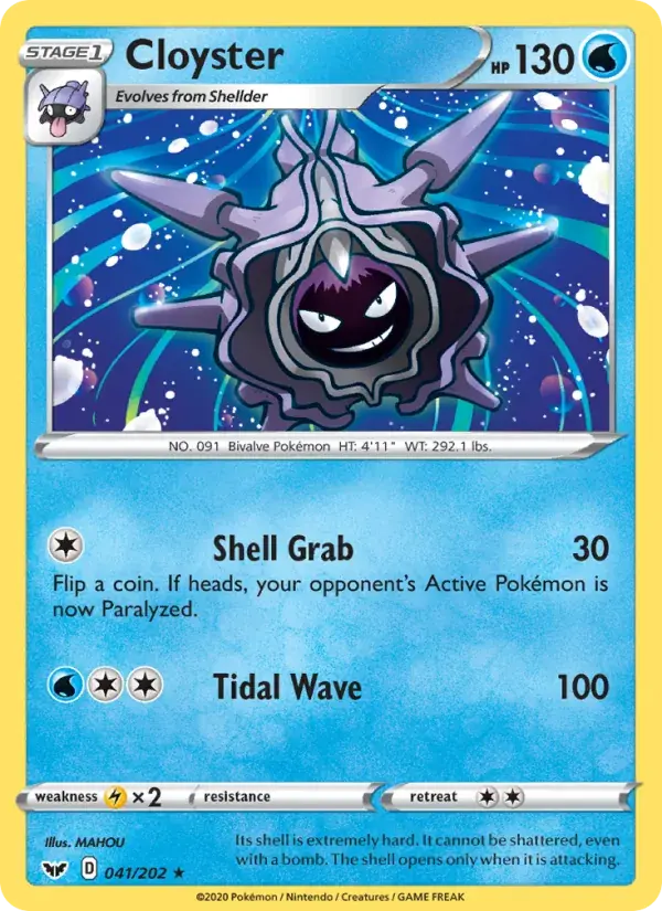 Cloyster - 41/216 - Sword & Shield