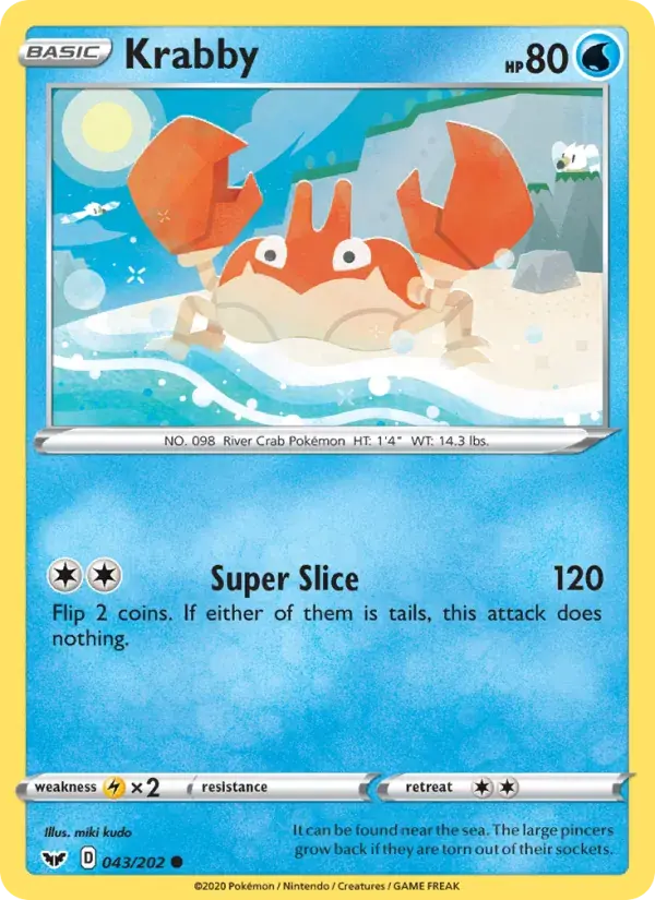 Krabby - 43/216 - Sword & Shield
