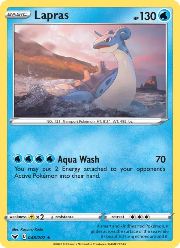 Lapras - 48/216 - Sword & Shield