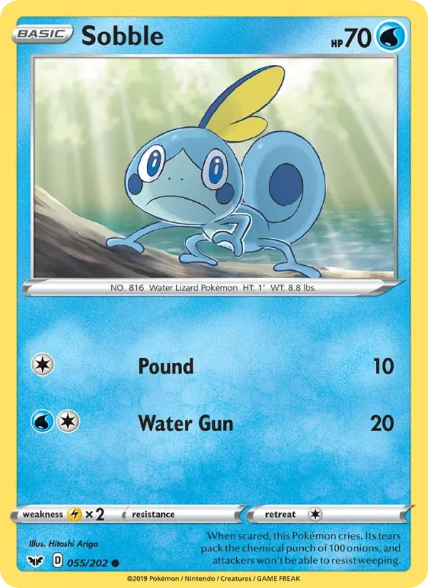 Sobble - 55/216 - Sword & Shield