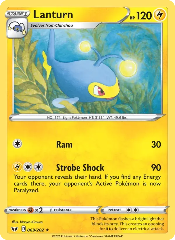 Lanturn - 69/216 - Sword & Shield