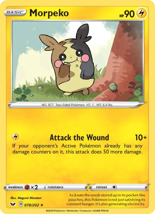 Morpeko - 78/216 - Sword & Shield