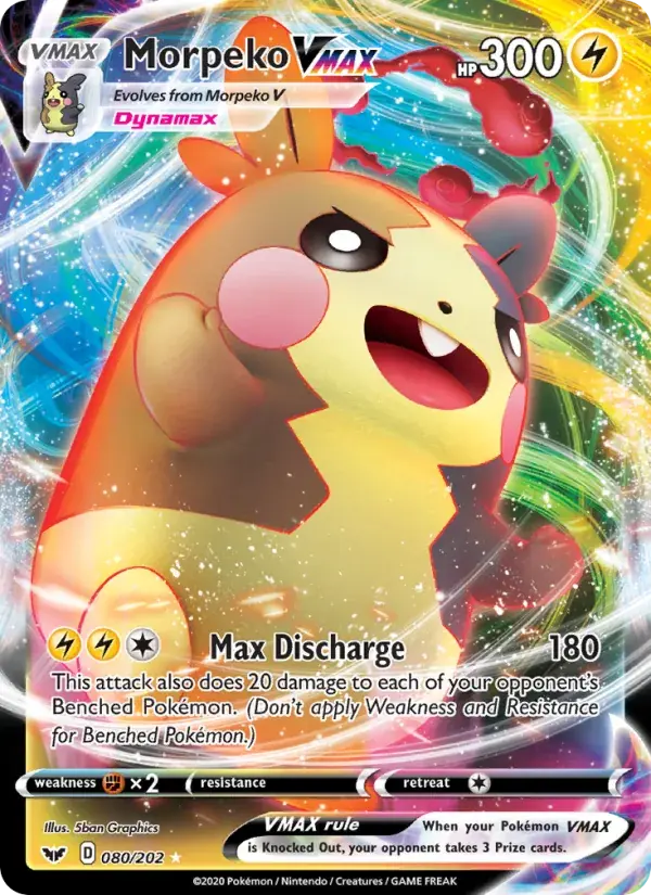 Morpeko VMAX - 80/216 - Sword & Shield