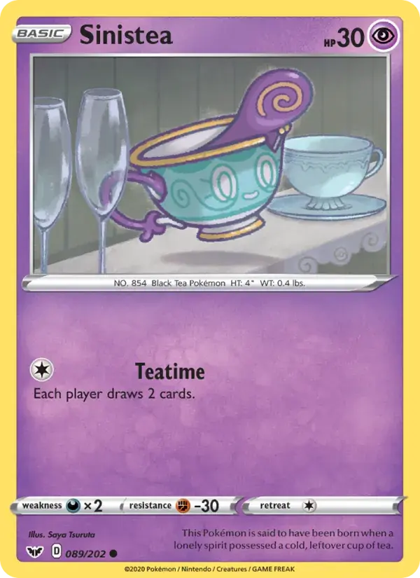 Sinistea - 89/216 - Sword & Shield