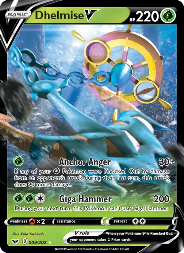 Dhelmise V - 9/216 - Sword & Shield