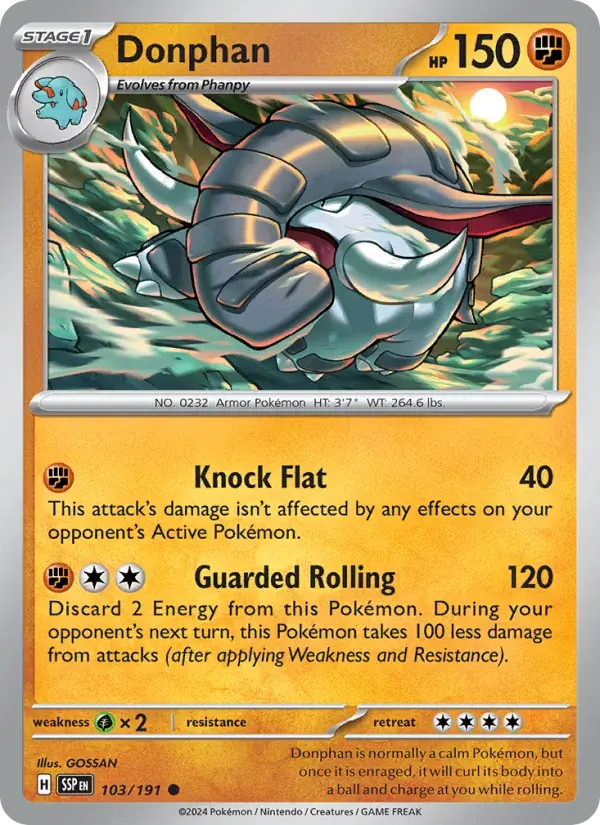 Donphan - 103/252 - Surging Sparks