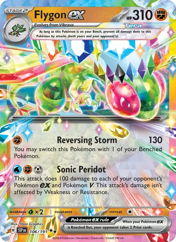 Flygon ex - 106/252 - Surging Sparks