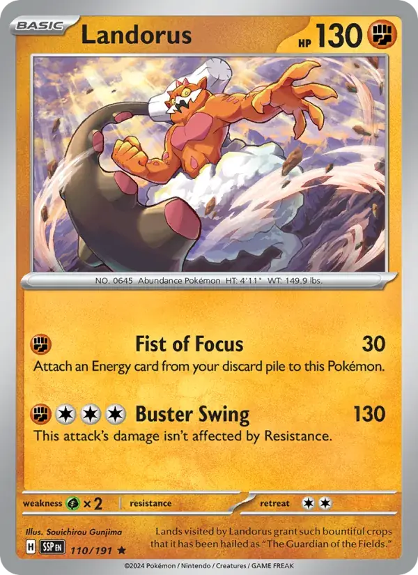 Landorus - 110/252 - Surging Sparks