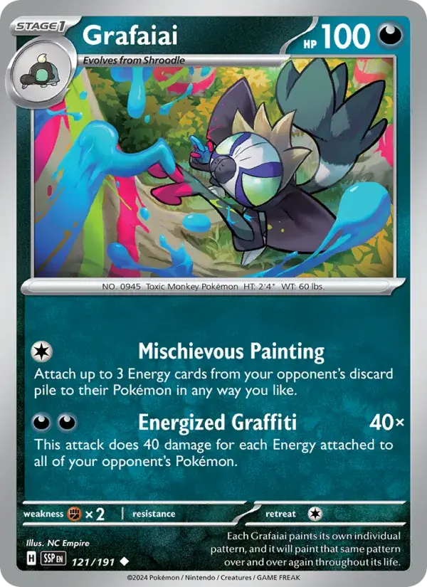 Grafaiai - 121/252 - Surging Sparks