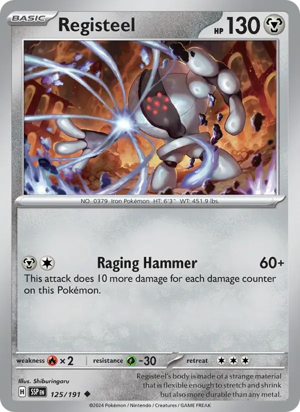 Registeel - 125/252 - Surging Sparks