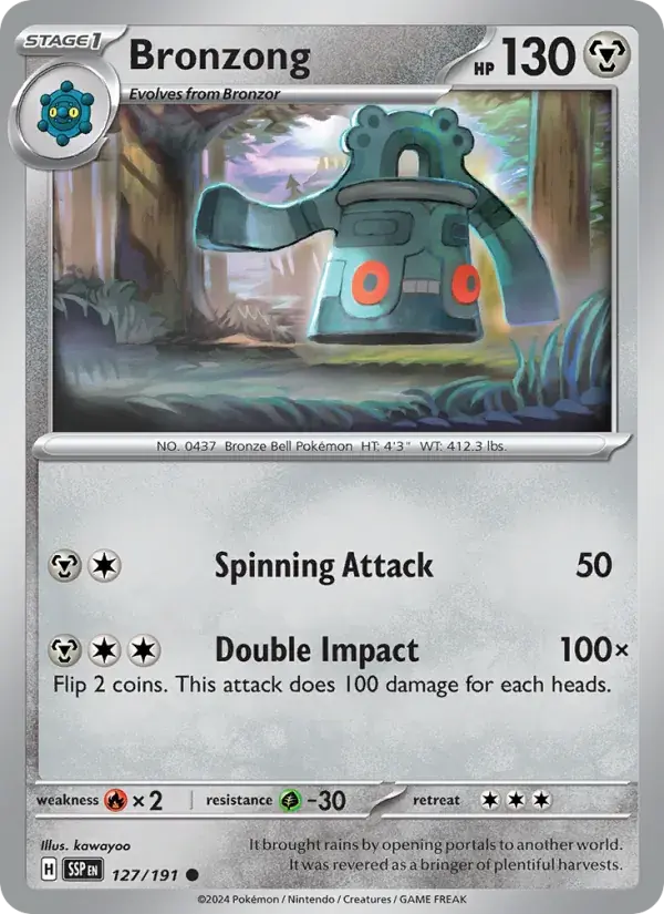 Bronzong - 127/252 - Surging Sparks