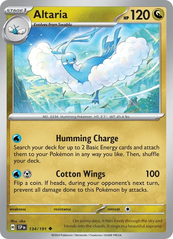 Altaria - 134/252 - Surging Sparks