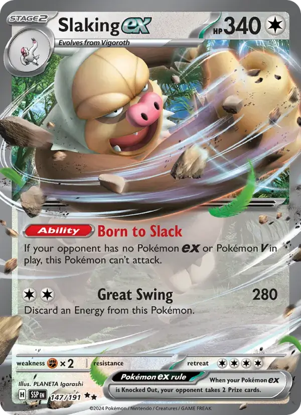 Slaking ex - 147/252 - Surging Sparks