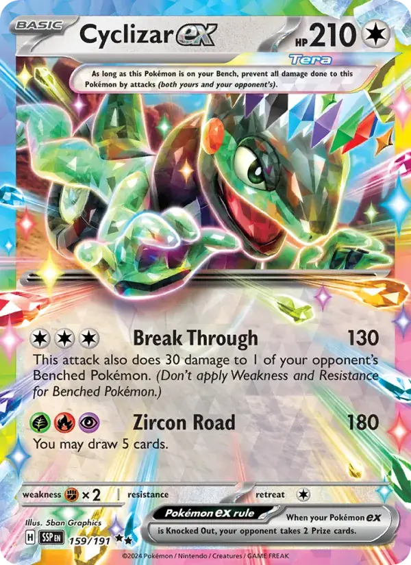 Cyclizar ex - 159/252 - Surging Sparks