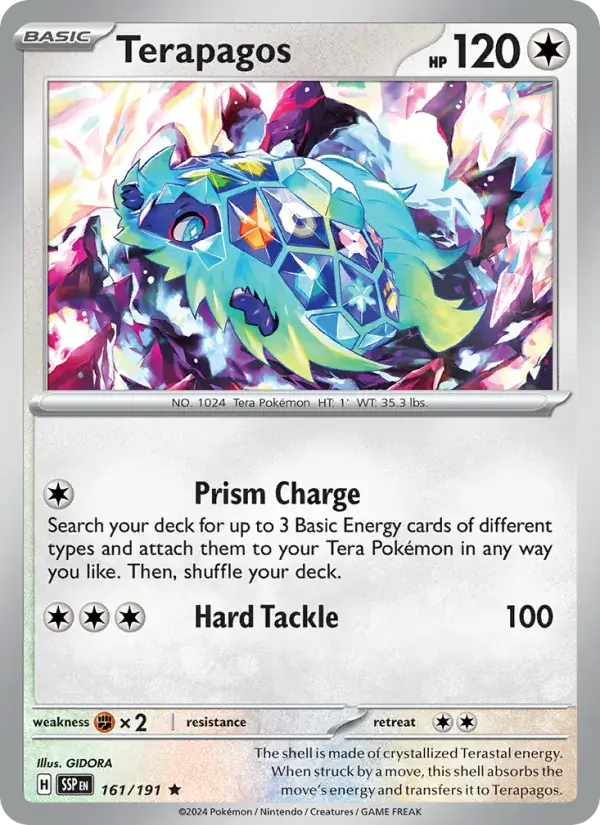 Terapagos - 161/252 - Surging Sparks