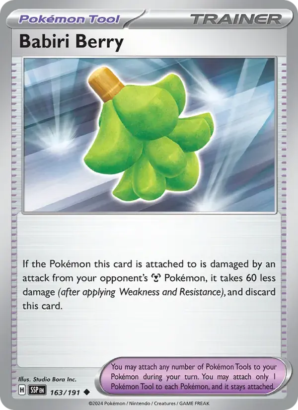 Babiri Berry - 163/252 - Surging Sparks