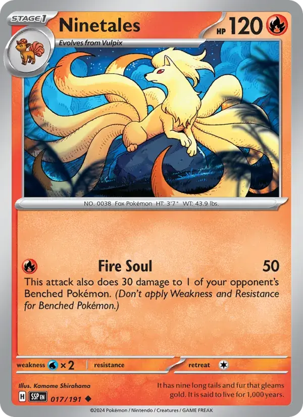 Ninetales - 017/252 - Surging Sparks