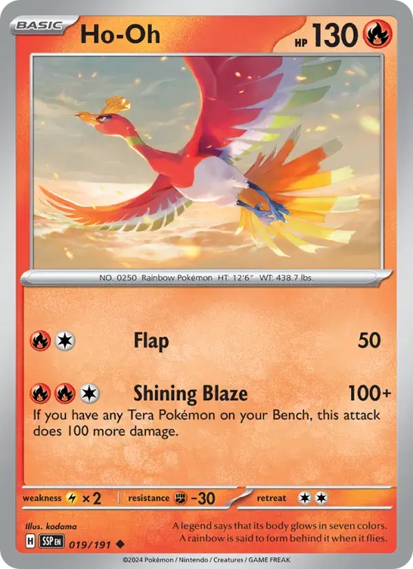 Ho-Oh - 019/252 - Surging Sparks