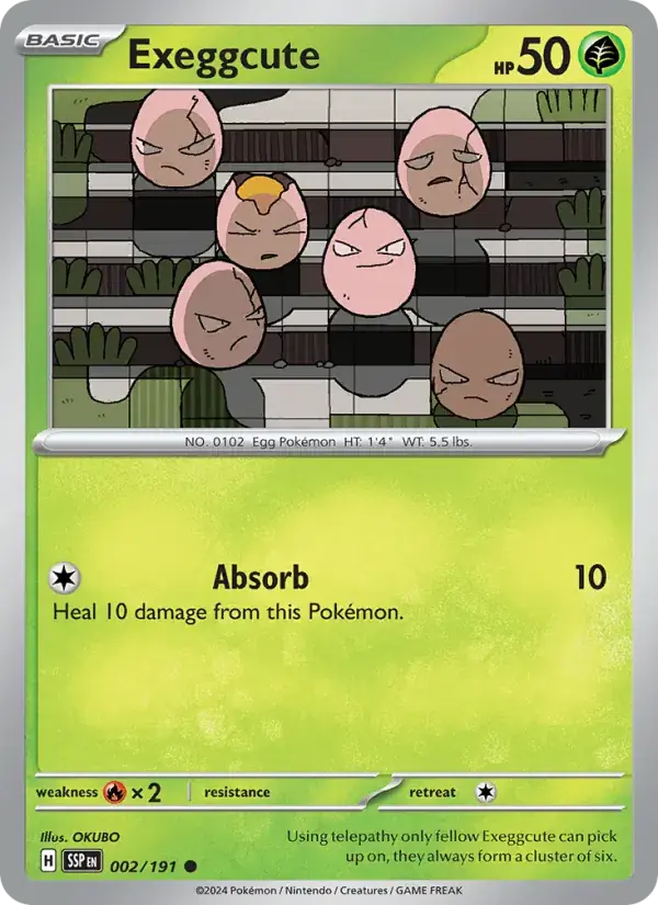 Exeggcute - 002/252 - Surging Sparks