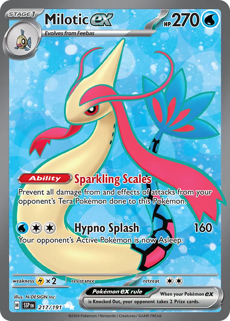 Milotic ex - 217/252 - Surging Sparks