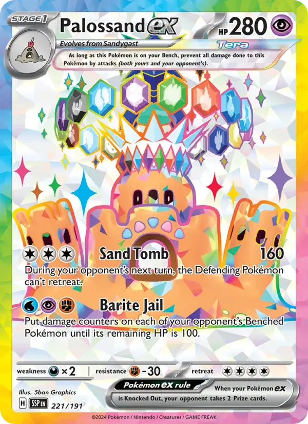 Palossand ex - 221/252 - Surging Sparks