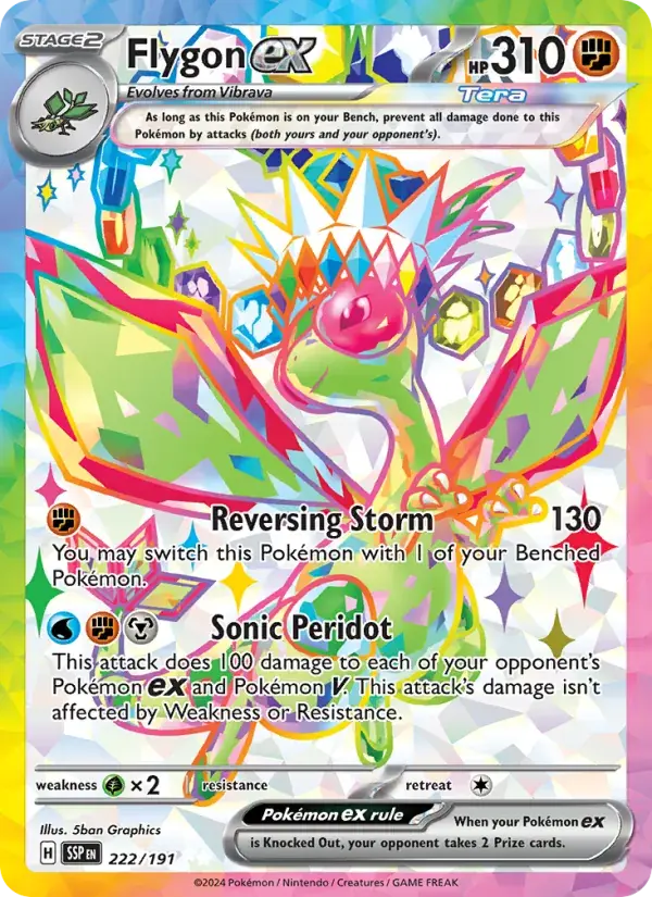 Flygon ex - 222/252 - Surging Sparks