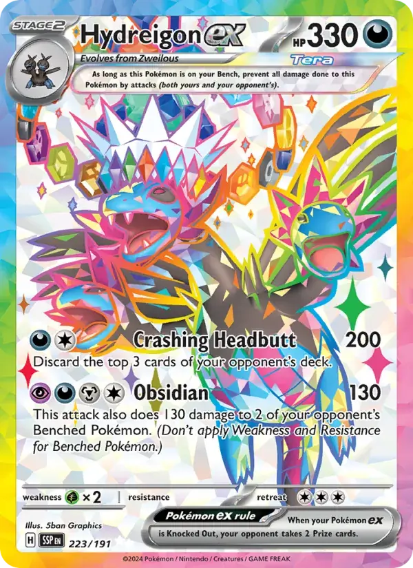 Hydreigon ex - 223/252 - Surging Sparks
