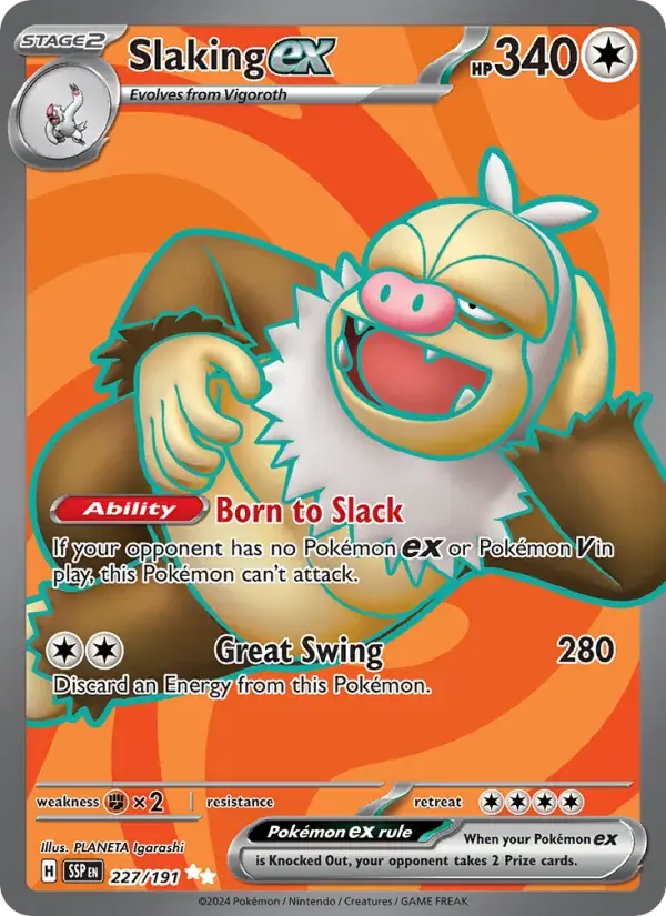 Slaking ex - 227/252 - Surging Sparks