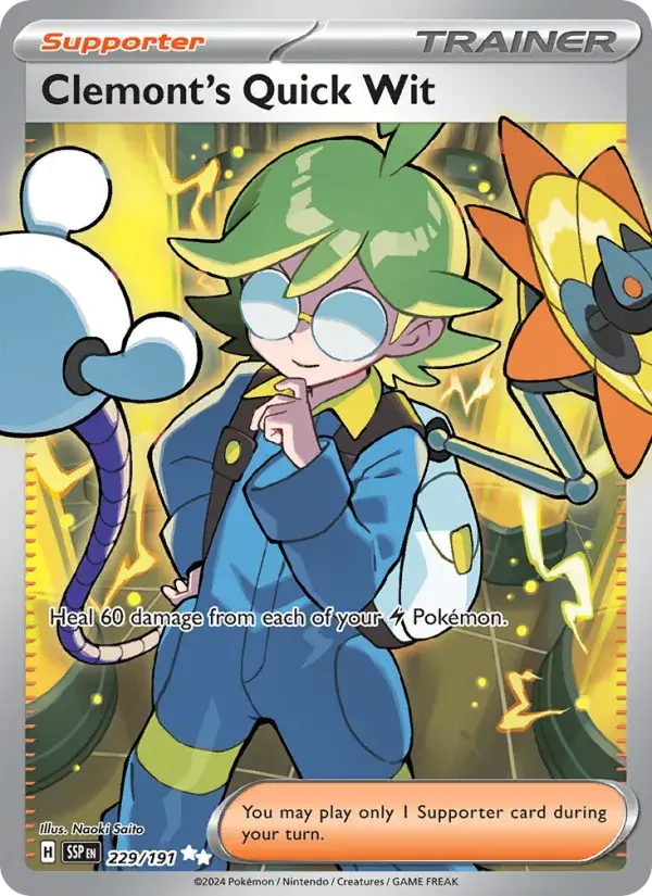 Clemont's Quick Wit - 229/252 - Surging Sparks