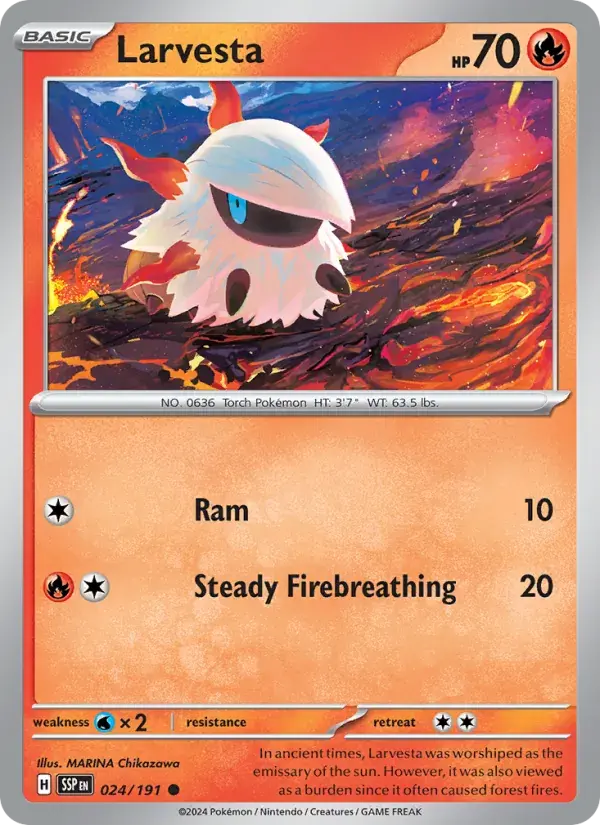 Larvesta - 024/252 - Surging Sparks
