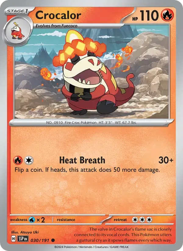 Crocalor - 030/252 - Surging Sparks