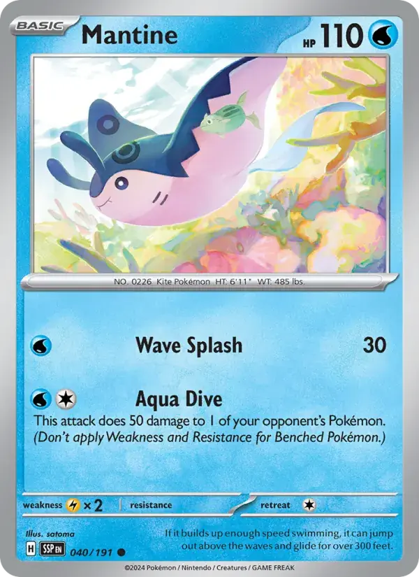 Mantine - 040/252 - Surging Sparks