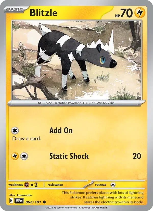 Blitzle - 062/252 - Surging Sparks
