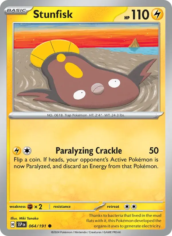 Stunfisk - 064/252 - Surging Sparks