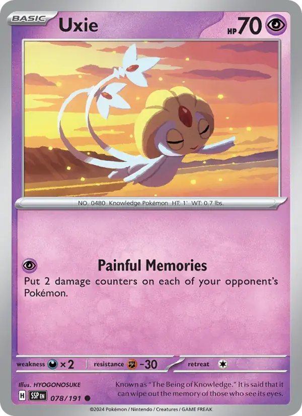 Uxie - 078/252 - Surging Sparks