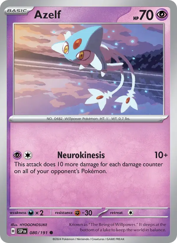 Azelf - 080/252 - Surging Sparks