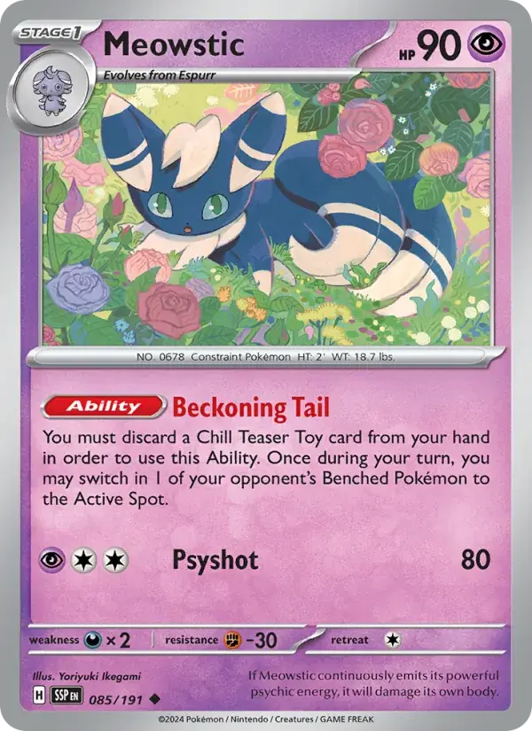 Meowstic - 085/252 - Surging Sparks