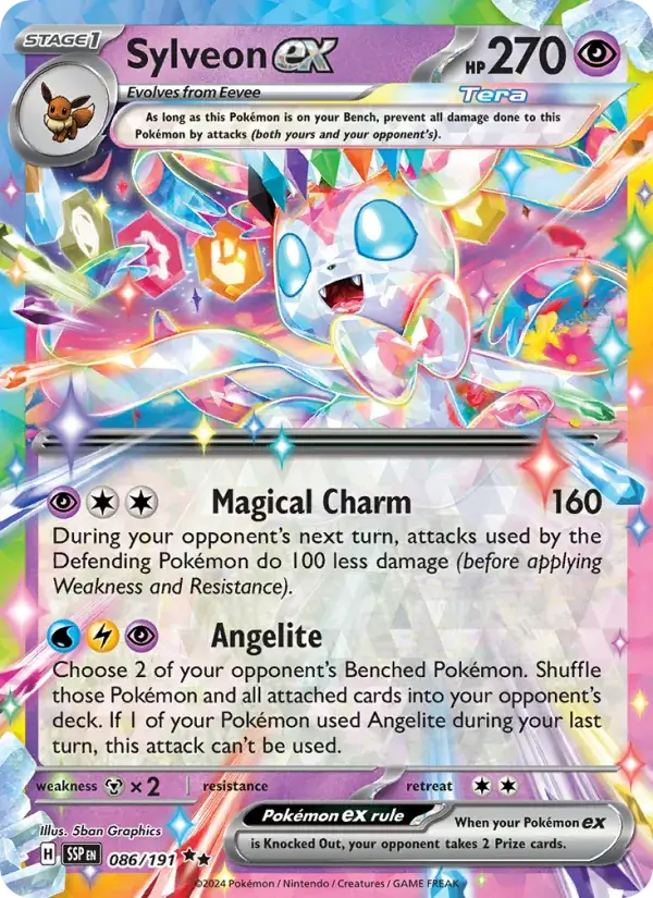 Sylveon ex - 086/252 - Surging Sparks