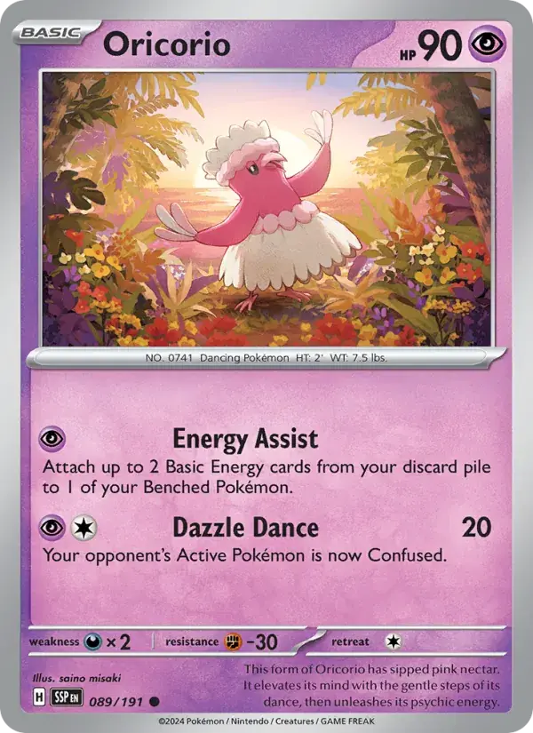 Oricorio - 089/252 - Surging Sparks
