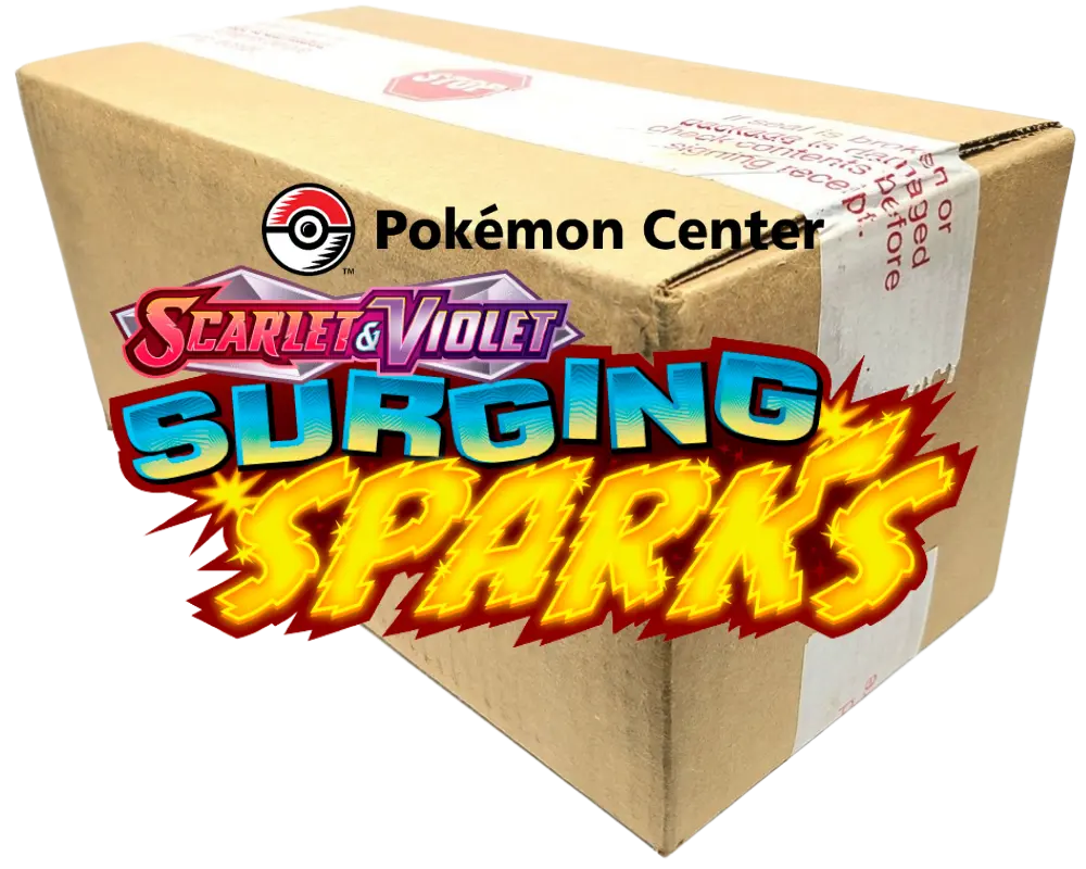 Surging Sparks: Pokemon Center Elite Trainer Box Case