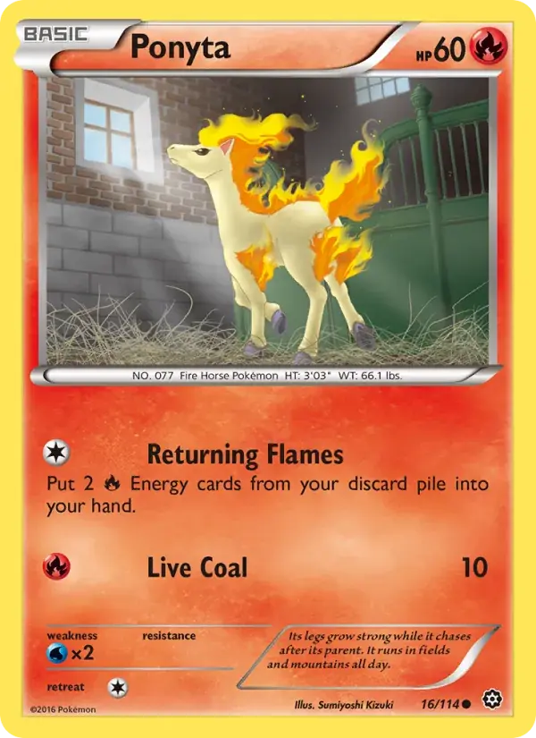 Ponyta - 16/116 - Steam Siege