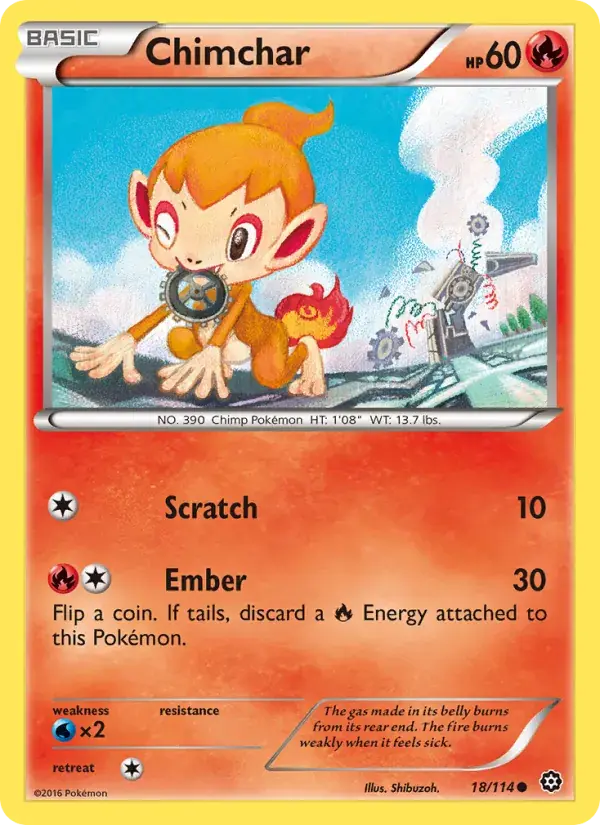 Chimchar - 18/116 - Steam Siege